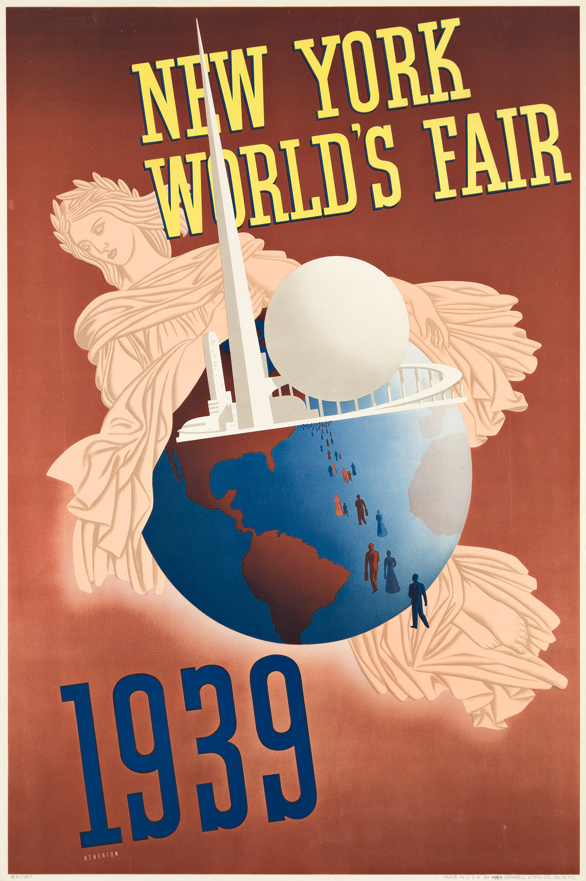JOHN ATHERTON (1900-1952) New York Worlds Fair.